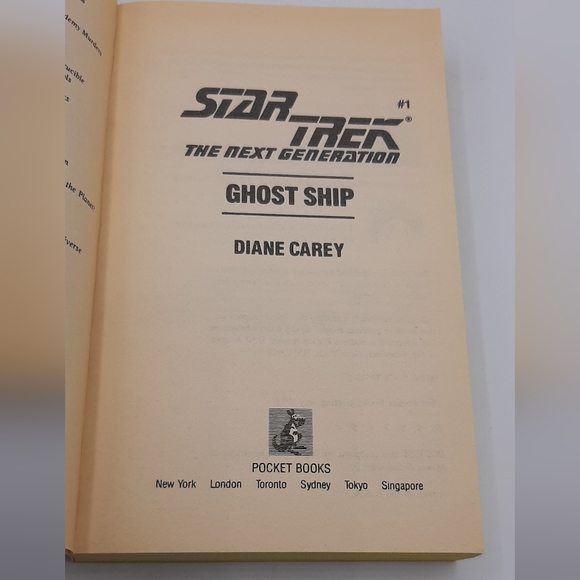 Star Trek The Next Generation: Ghost Ship # 1 by Diane Carey Paperback Novel - Picture 4 of 6